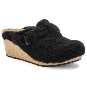 🆕Birkenstock Papillio Fanny Teddy Wedge Mule Clogs